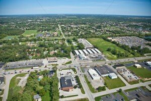 Aerial photo of Schererville, Indiana